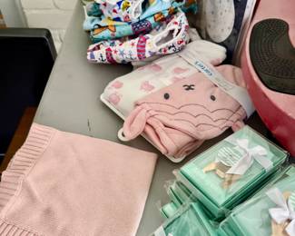 Baby and kids swimwear and blankets etc 