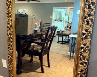 Massive gold mirror 