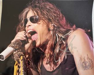 Steven Tyler autographed photo