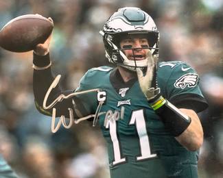 Carson Wentz Autographed Photo