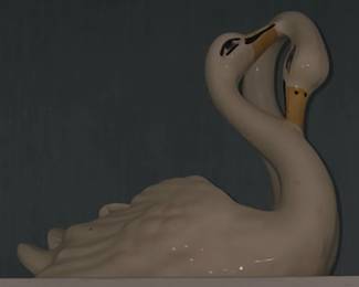Another Vintage  Ceremic Swan Figurine