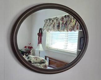 Vintage Oval Wall Mirror