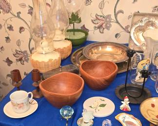 Oil Lamps - Wooden Bowls - Home Decor 