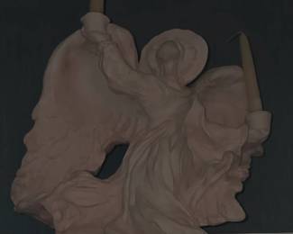 Angel Clay Figurine