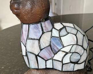 Stain glass cat