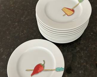 porcelain appetizer plates