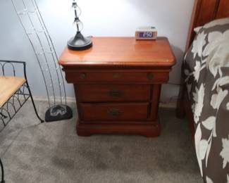 kincade night stand 28" x 19" Price is 50.00 compact disk stand to the left
