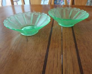 uranium glass bowls