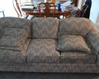 three cushion sofa 90" Price is 175.00