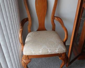 view of dining room chair