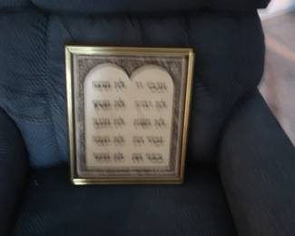 ten commandments- original stone