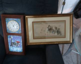 clock and art