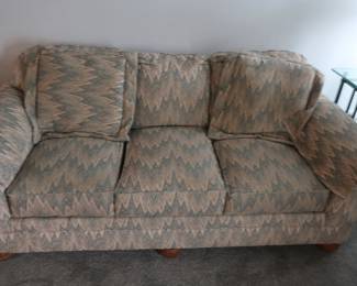 three cushion sofa- 81" Price is 175.00