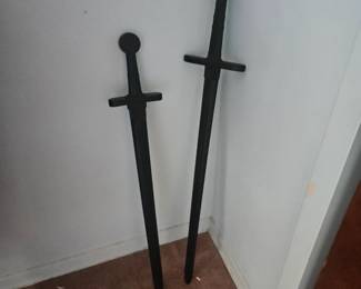 Heavy plastic cosplay swords $60 both