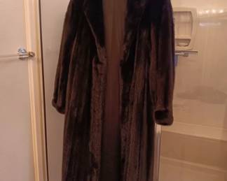 Full length mink coat in EXCELLENT condition