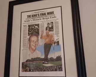 Arnold Palmer golf print