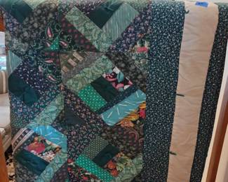 Handmade queen quilt