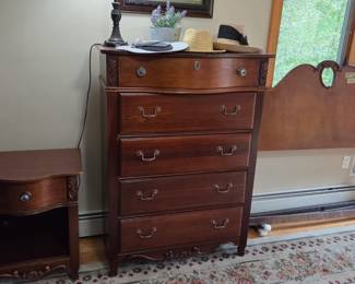 Cherry bedroom set + chest