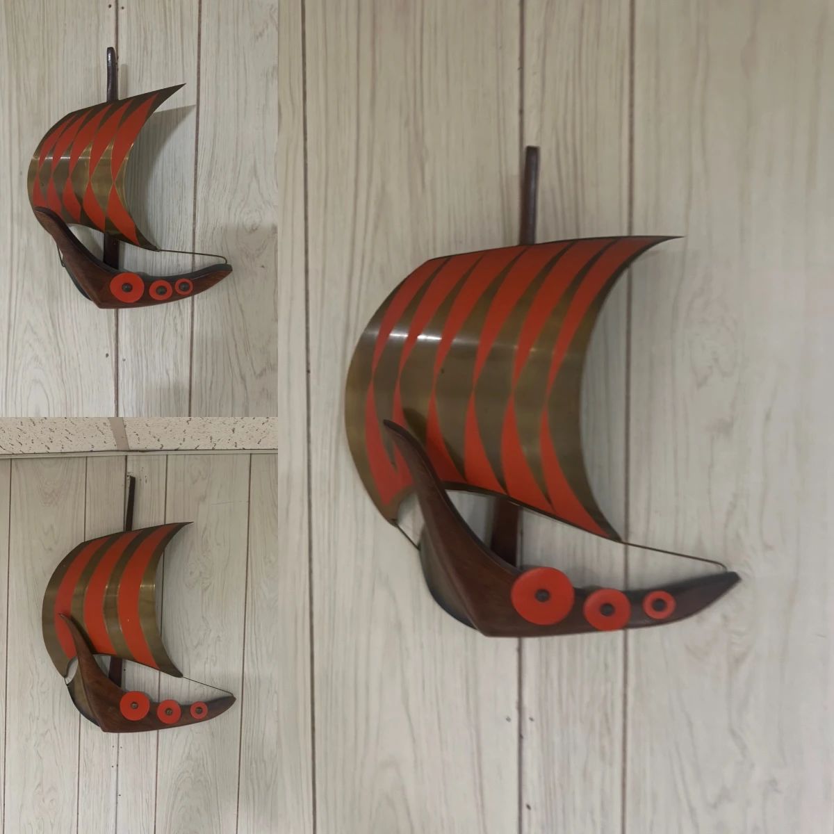 Small, Medium, and Larges Masketeers mid-century wall decor