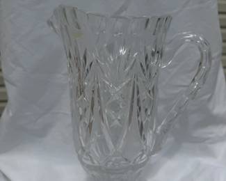 American Brilliance Cut Crystal Water Pitcher