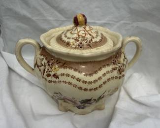 Ridgeway Pottery covered sugar bowl