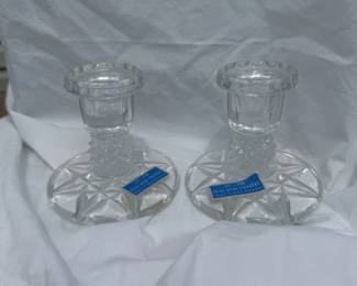 Lead Crystal Candle Holders