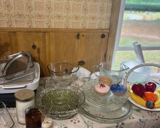 Vintage glassware