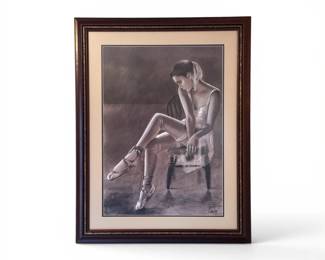 Ballet Dancer Print by Yousef Ziaeian