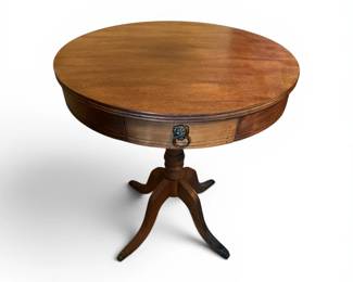 Vtg. Drum Table