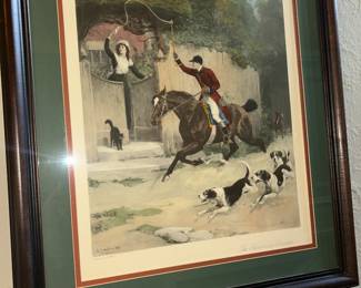 English Hunting Framed Print