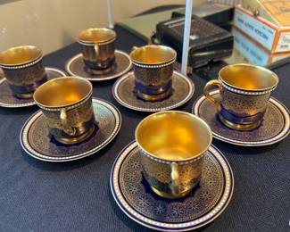 Royal Worcester cups and saucers