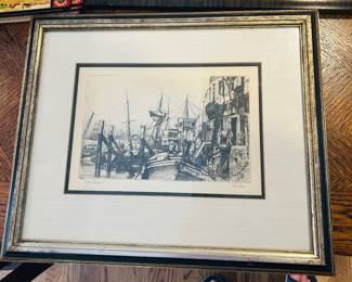Original etching J.A. McN. Whistler “Lime Houses”
