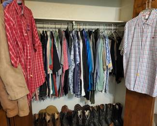 Cinch, Wrangler, TwentyX, Resistol, GStrait, Panhandle, Magellan, Van Heusen 