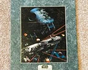 Star Wars Return of the Jedi ChromArt Print – Vintage Sci-Fi Collector Wall Art