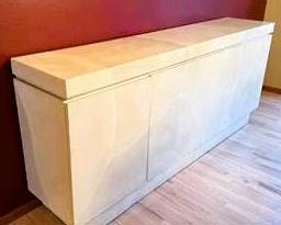 Modern Minimalist Light Wood Sideboard Cabinet – Contemporary Storage Console Buffet