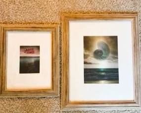 Barbara J. Kline Signed Coastal Art Prints – Framed Nautical Fantasy Photography Set