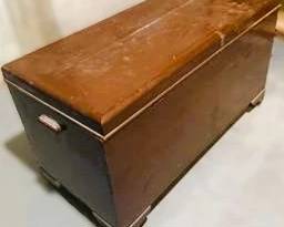 Vintage Cedar Hope Chest Trunk – West Branch Novelty Co. Wooden Storage Chest