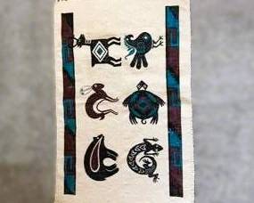 Southwestern Kokopelli Woven Wall Hanging Rug – Native Style Textile Tapestry