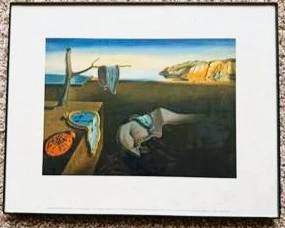 Salvador Dalí “The Persistence of Memory” Framed Surrealist Art Print