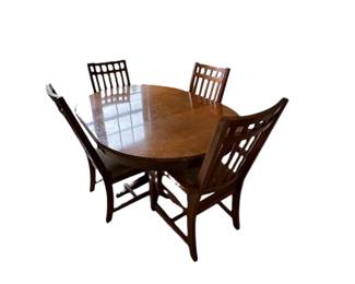 Wood Dining Table  Chairs