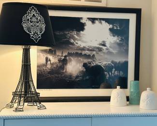 Lamps, art, decor 