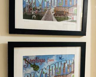 Plymouth Michigan framed artwork 