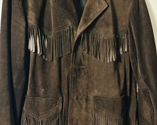 Fringe suede jacket 