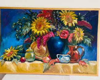 Original oil on canvas by Janisse Larson 