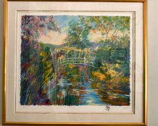 “BRIDGET AT GIVERNY” (Monet’s Garden) by ALDO LUONGO