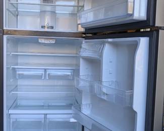Inside View of GE Fridge and Freezer $250