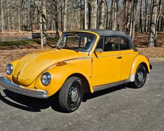 1977 Volkswagen Convertible, with dual carbs and new tires $8200
