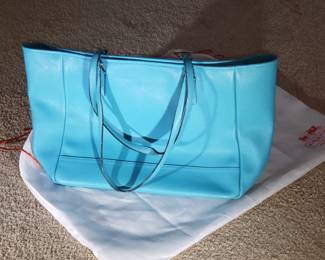Coach Bag, The leather is starting to rub off, even though it was kept in Coach Cover. $50
