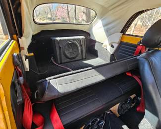 Upgraded Sound with CD Player in back of 1977 VW Convertible Beetle $8200