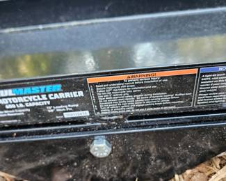 View 2 of Haulmaster motorcycle carrier  $150